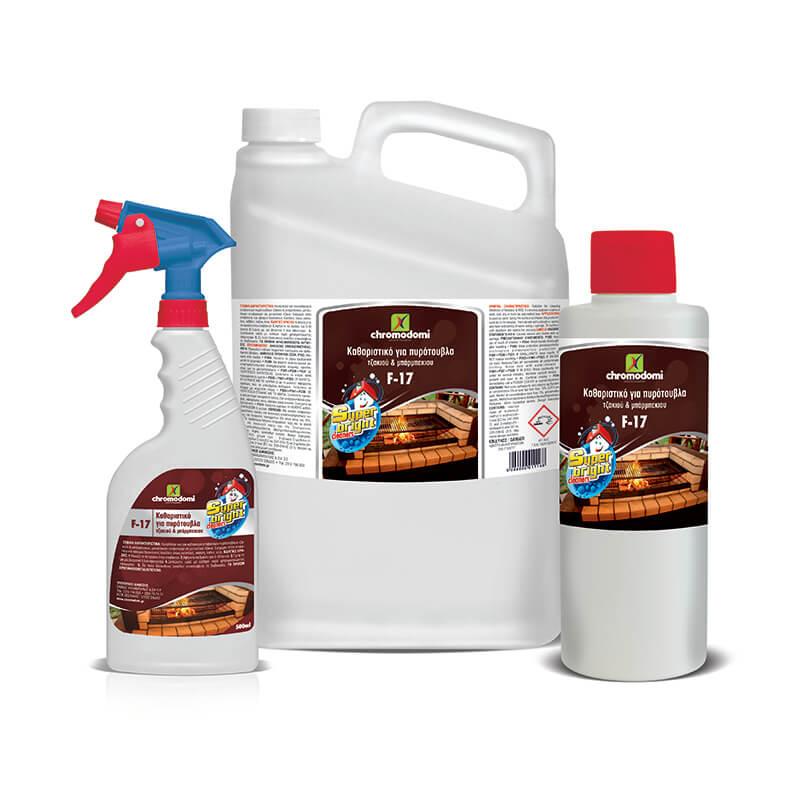 F-17 Cleaner for fireplaces & barbeque